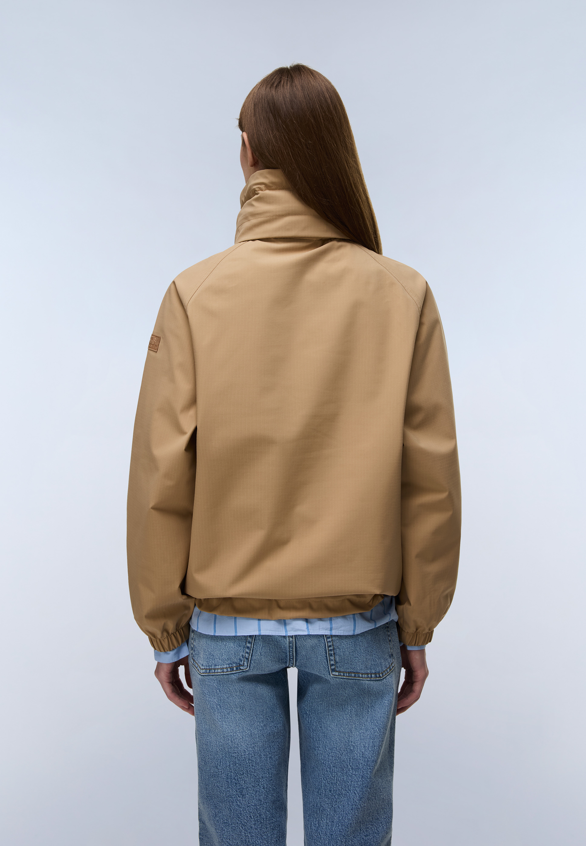 Generale Giacca Bomber Corta Donna Zip Maniche Lunghe Leggera Utility Anorak con Tasche Streetwear(Army Green,S Generale Giacca Bomber Corta Donna Zip Maniche Lunghe Leggera Utility Anorak con Tasche Streetwear(Army Green,S