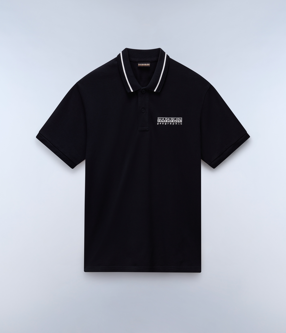 Murlo Short Sleeve Polo Shirt Black - 1