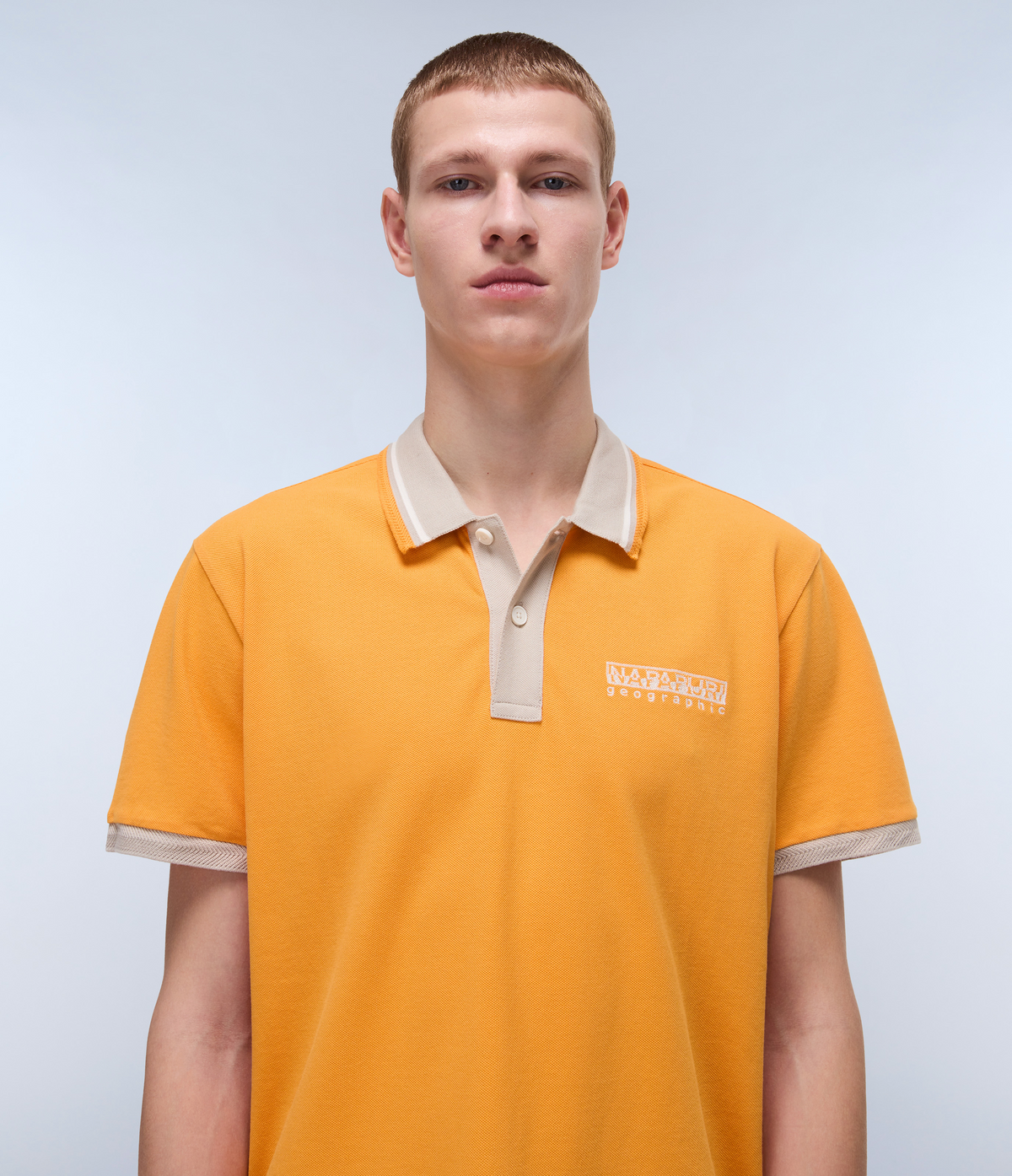 Murlo Short Sleeve Polo Shirt Orange - 2