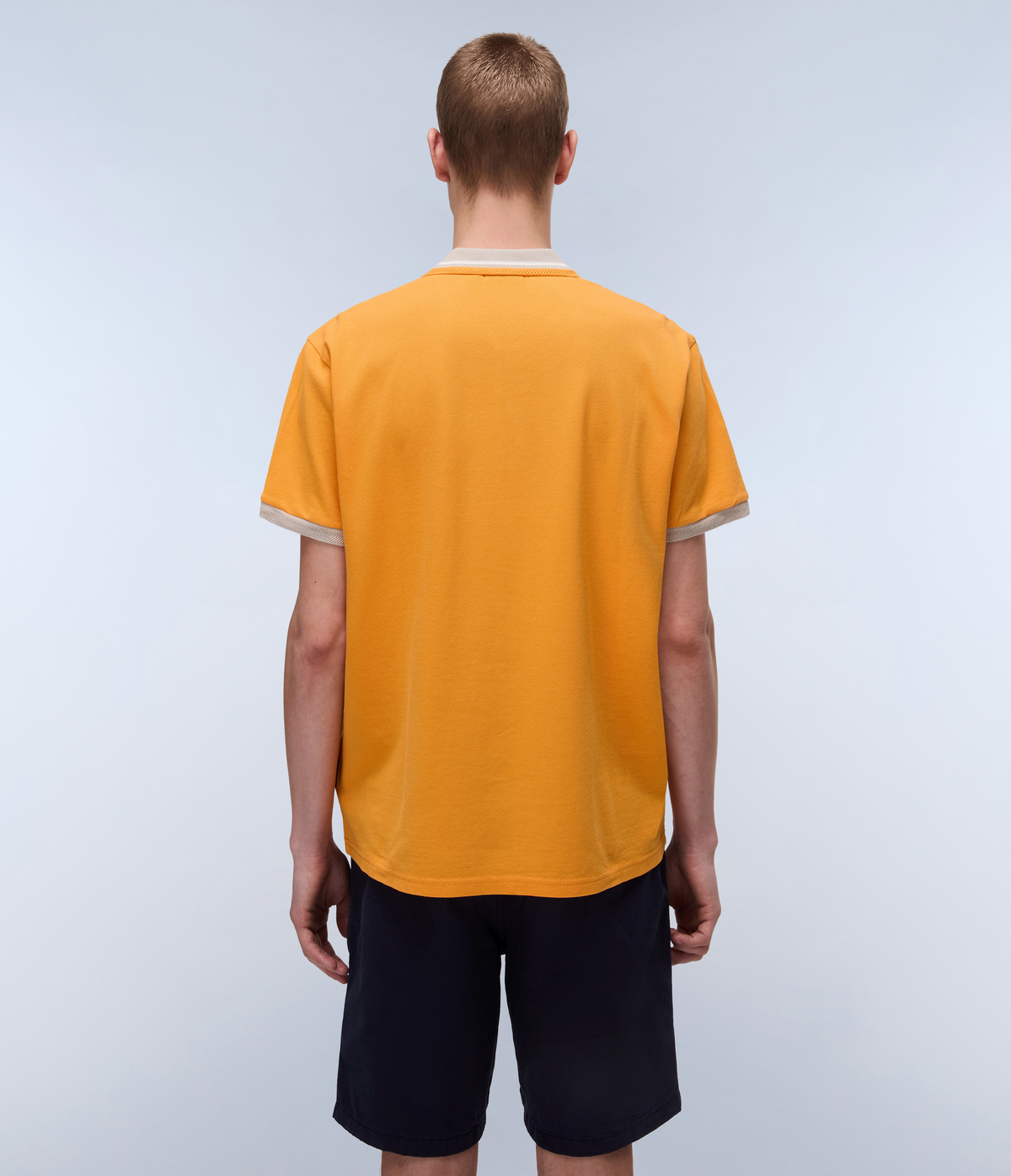 Murlo Short Sleeve Polo Shirt Orange - 4