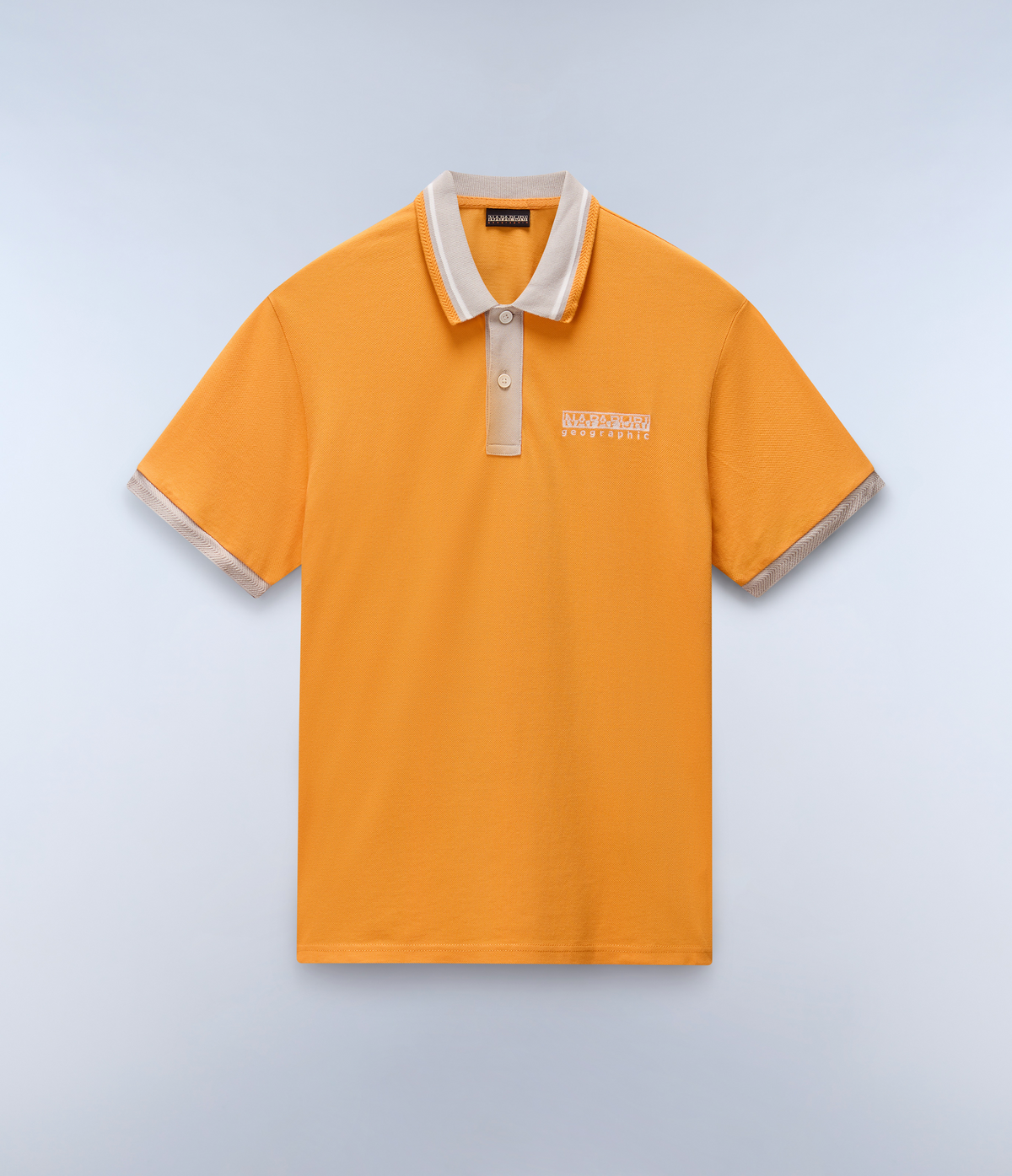 Murlo Short Sleeve Polo Shirt Orange - 1