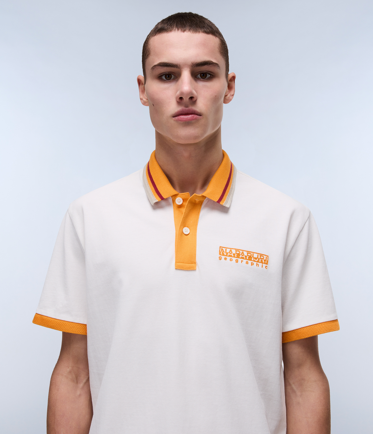 Murlo Short Sleeve Polo Shirt White Whisper - 2