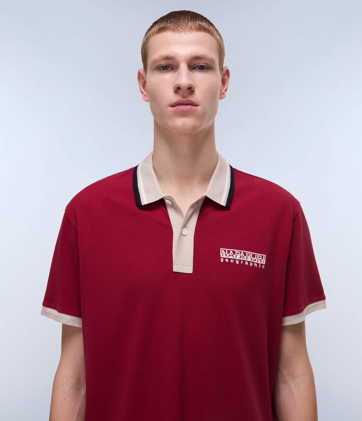 Murlo Short Sleeve Polo Shirt Bordeaux - 2