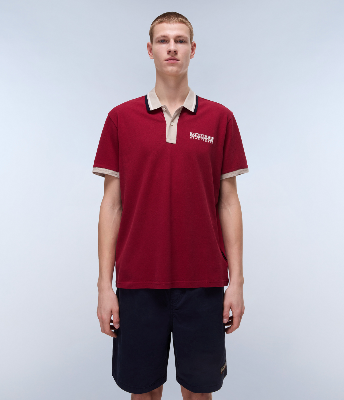 Murlo Short Sleeve Polo Shirt Bordeaux - 3