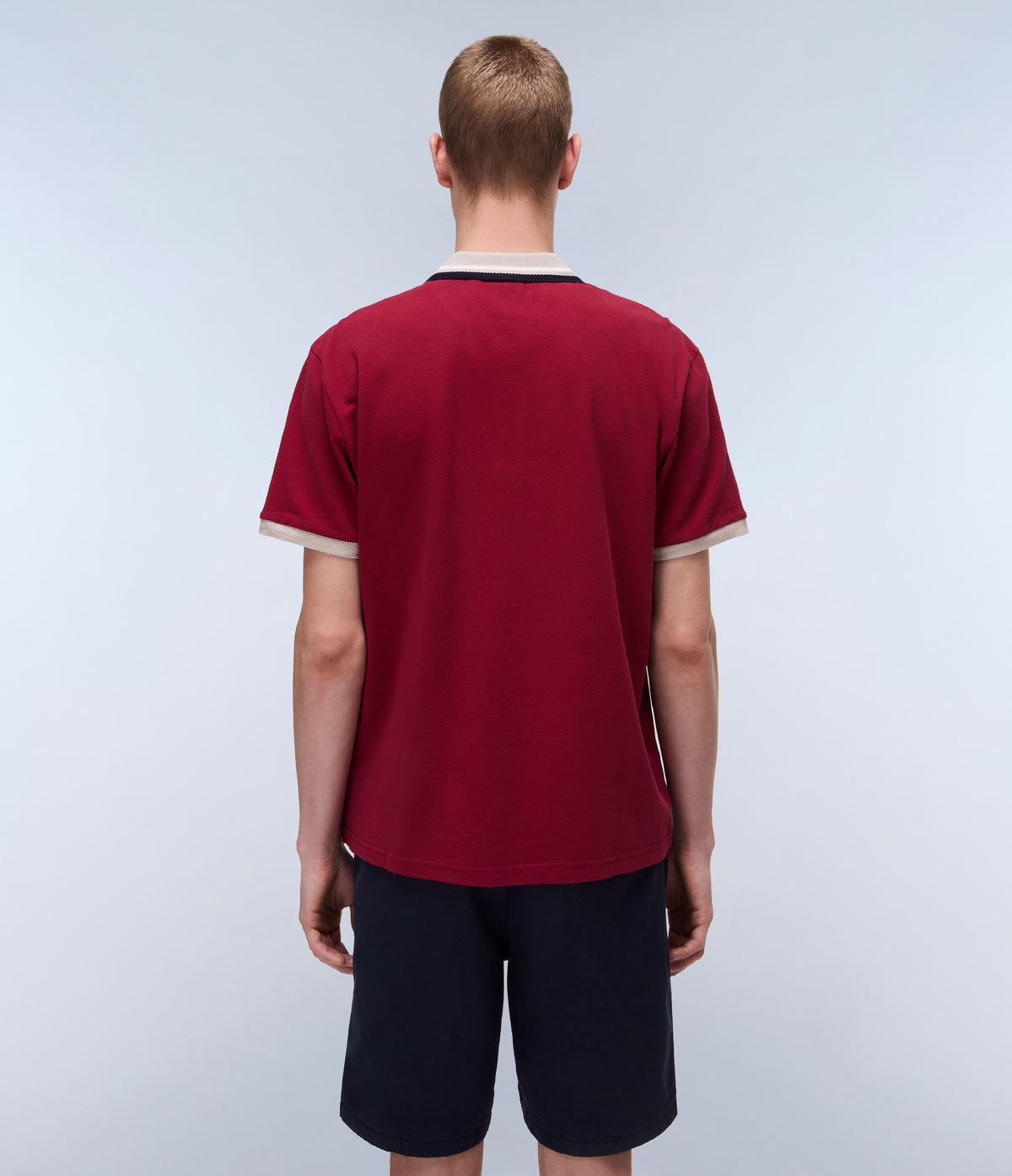 Murlo Short Sleeve Polo Shirt Bordeaux - 4