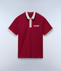 Murlo Short Sleeve Polo Shirt Bordeaux - 1