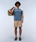 Cenci Short Sleeve Polo Shirt Grey - 3