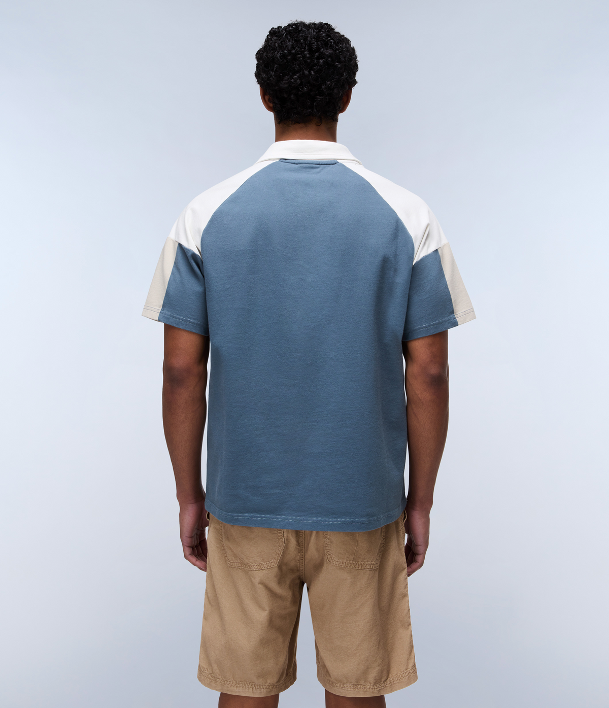 Cenci Short Sleeve Polo Shirt Grey - 5