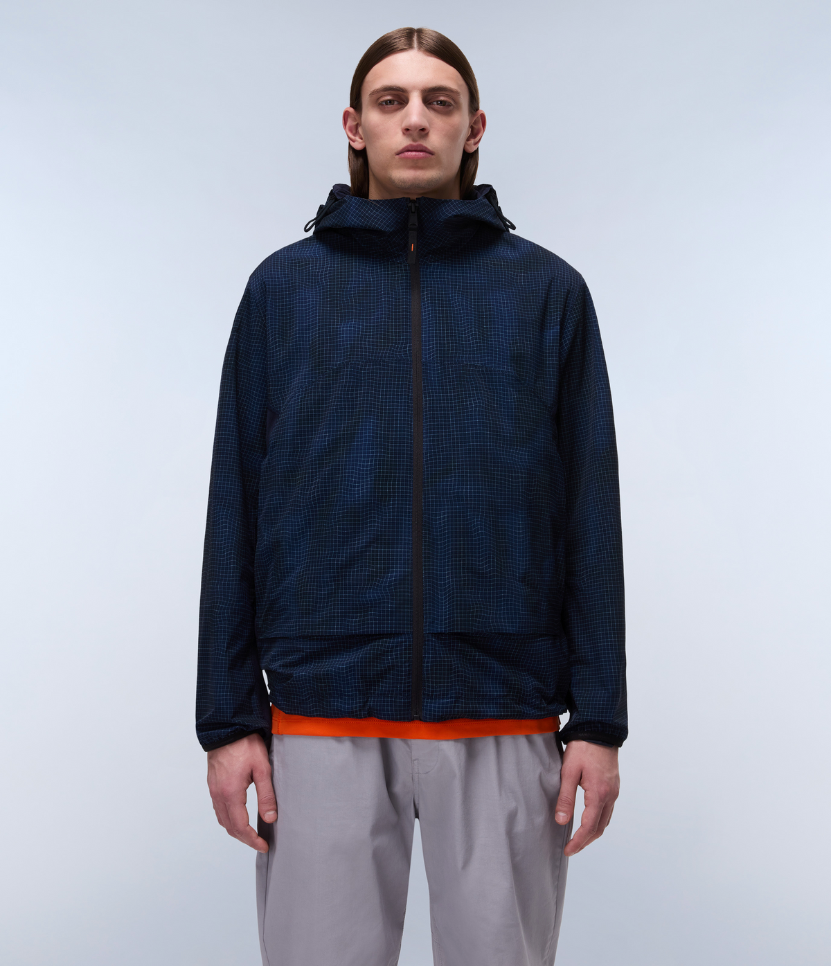 Tartuca Print Short JacketDark Blue