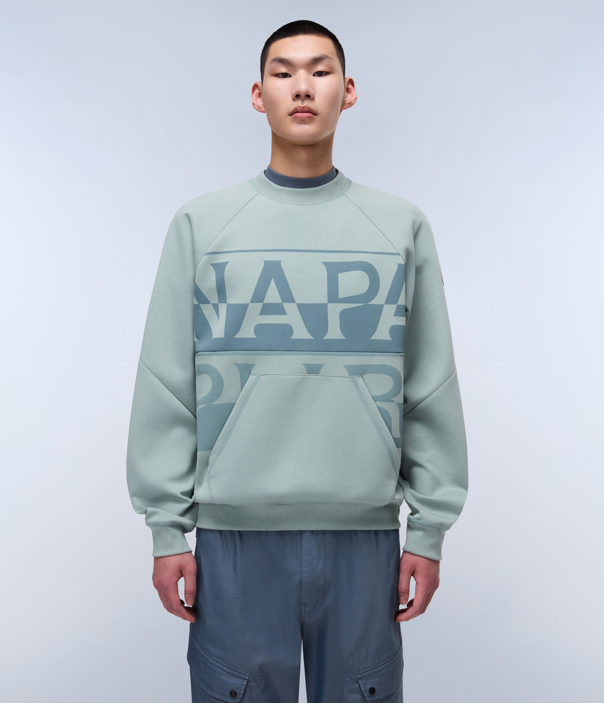 Anghiari French Terry SweatshirtGreen Mil
