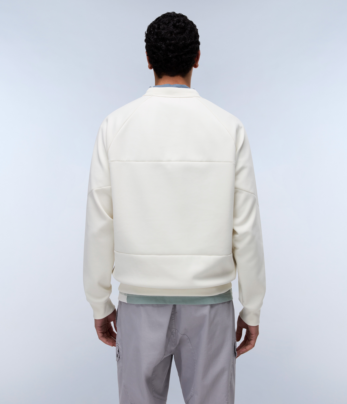 Anghiari French Terry SweatshirtWhite Whisper