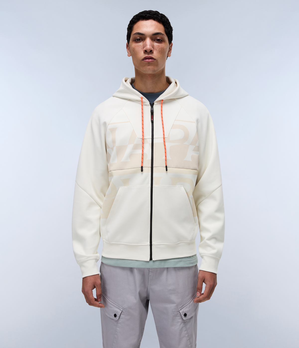 Anghiari French Terry HoodieWhite Whisper