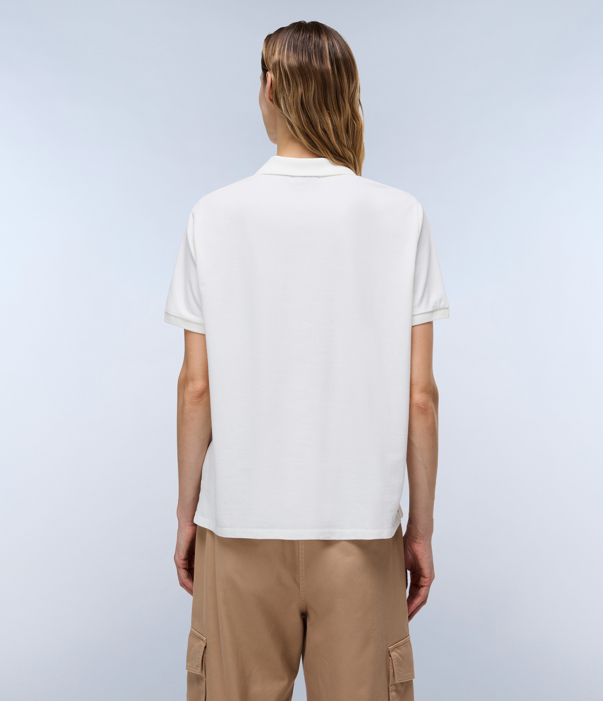 Dini Short Sleeve Polo Shirt White - 5