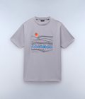 Buti Short Sleeve T-Shirt Light Grey - 1
