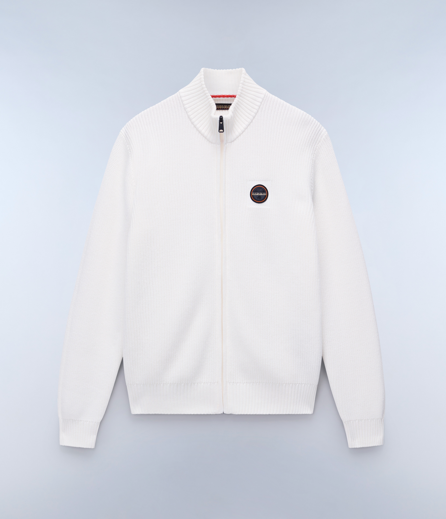 Prado Full-Zip Jumper White Whisper
