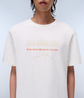 Kurzarm-T-Shirt Sanem Weiss Whisper - 5