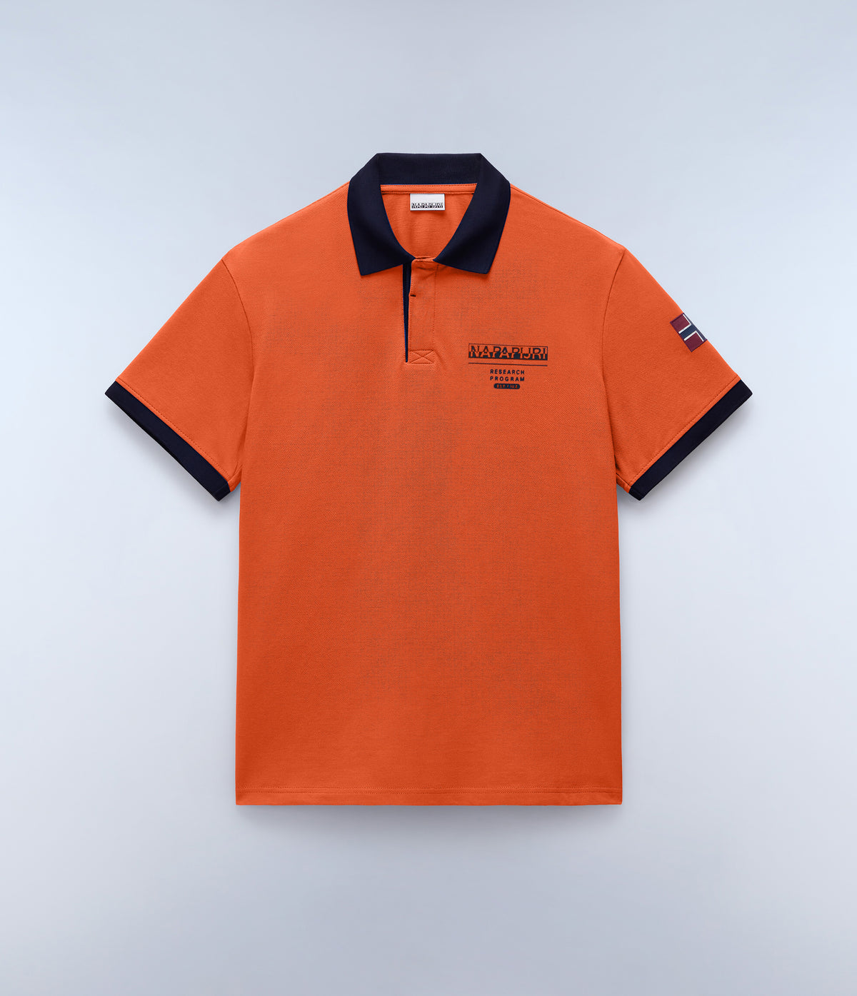 Poloshirt Embers mit Kurzen Ärmeln Orange Burnt - 1