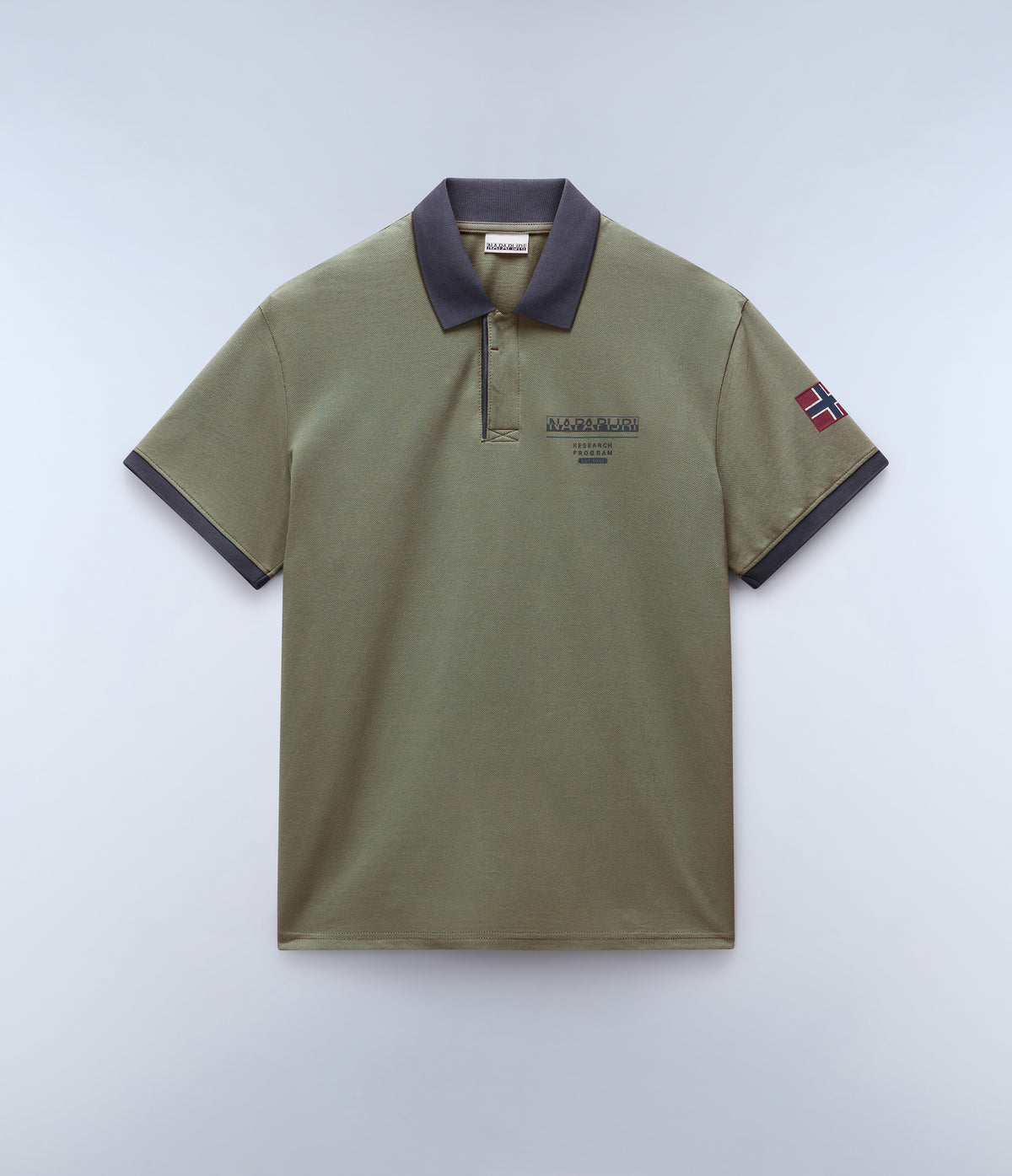 Poloshirt Embers mit Kurzen Ärmeln Grün Lichen - 1