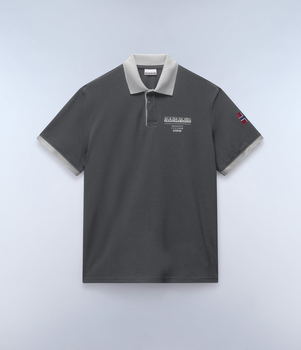 Poloshirt Embers mit Kurzen Ärmeln Grau - 1