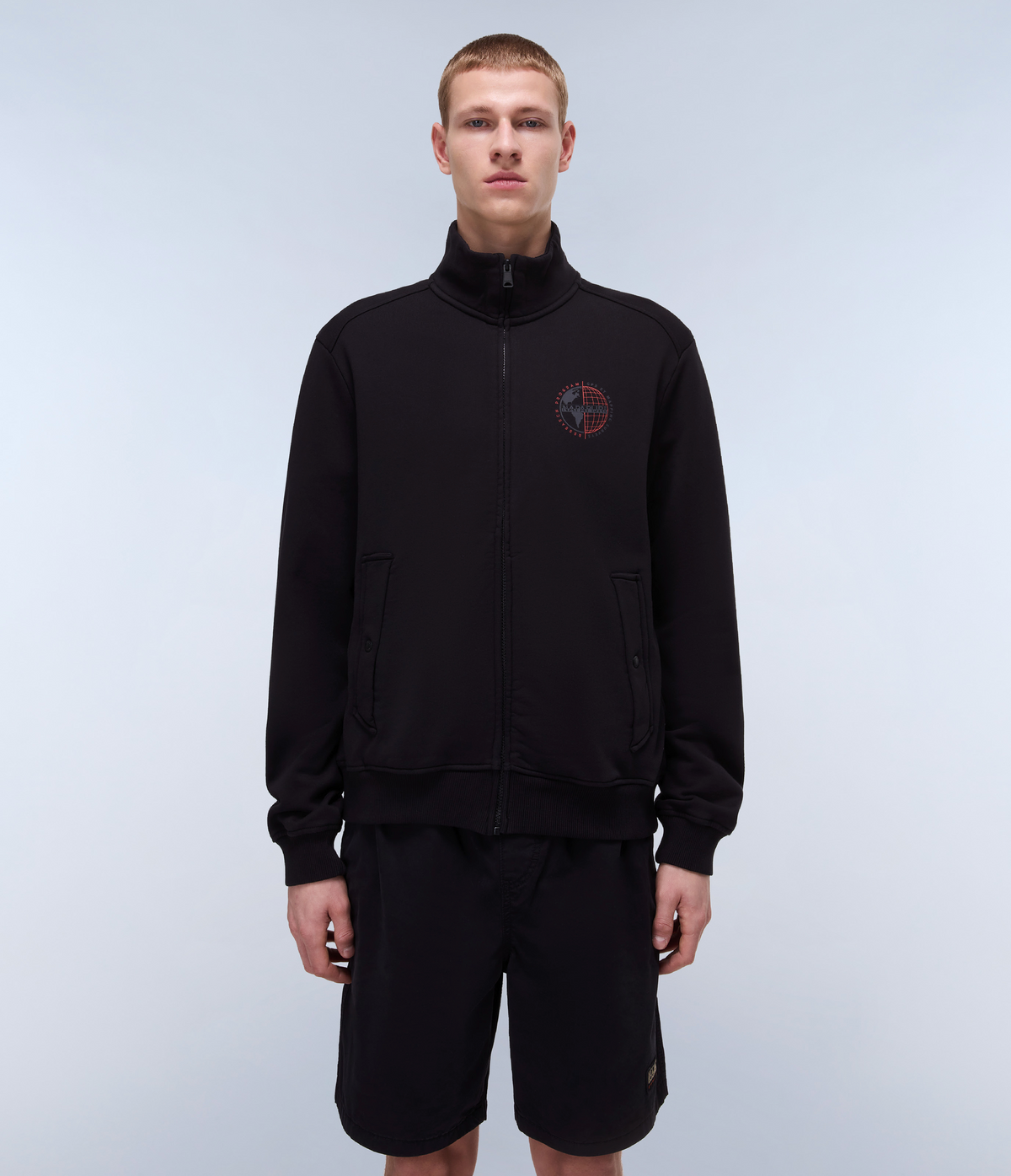 Beril Full-Zip Sweatshirt Black - 2