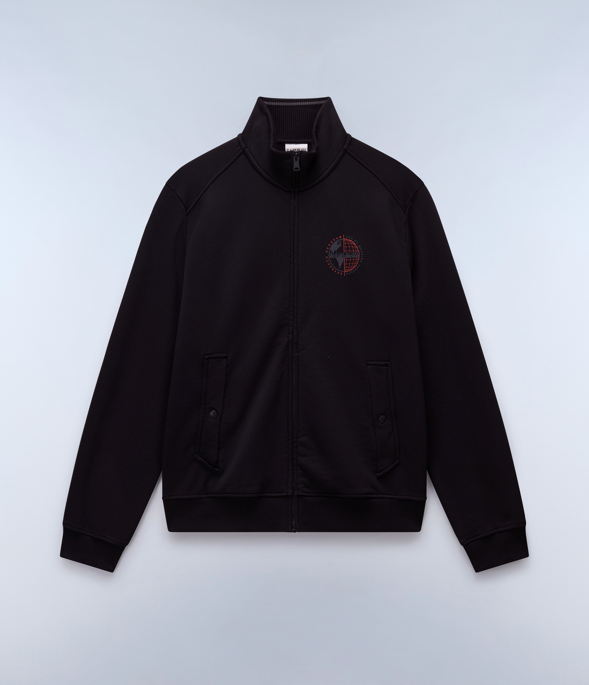 Beril Full-Zip Sweatshirt Black - 1