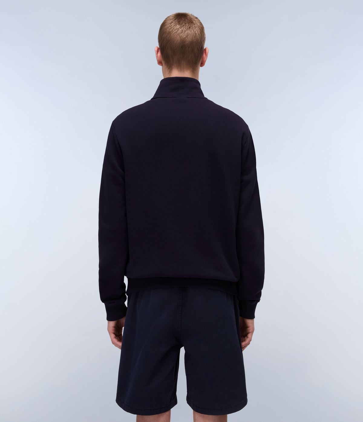 Beril Full-Zip Sweatshirt Dark Blue - 3