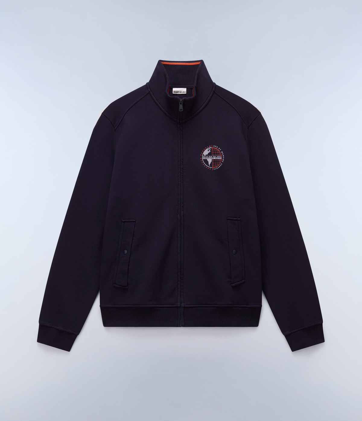 Beril Full-Zip Sweatshirt Dark Blue - 1