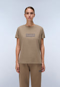 Box Logo Jersey Short Sleeve T-Shirt Light Brown - 3