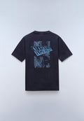 Camiseta de Manga Corta de Punto Aren Dark Blue - 5