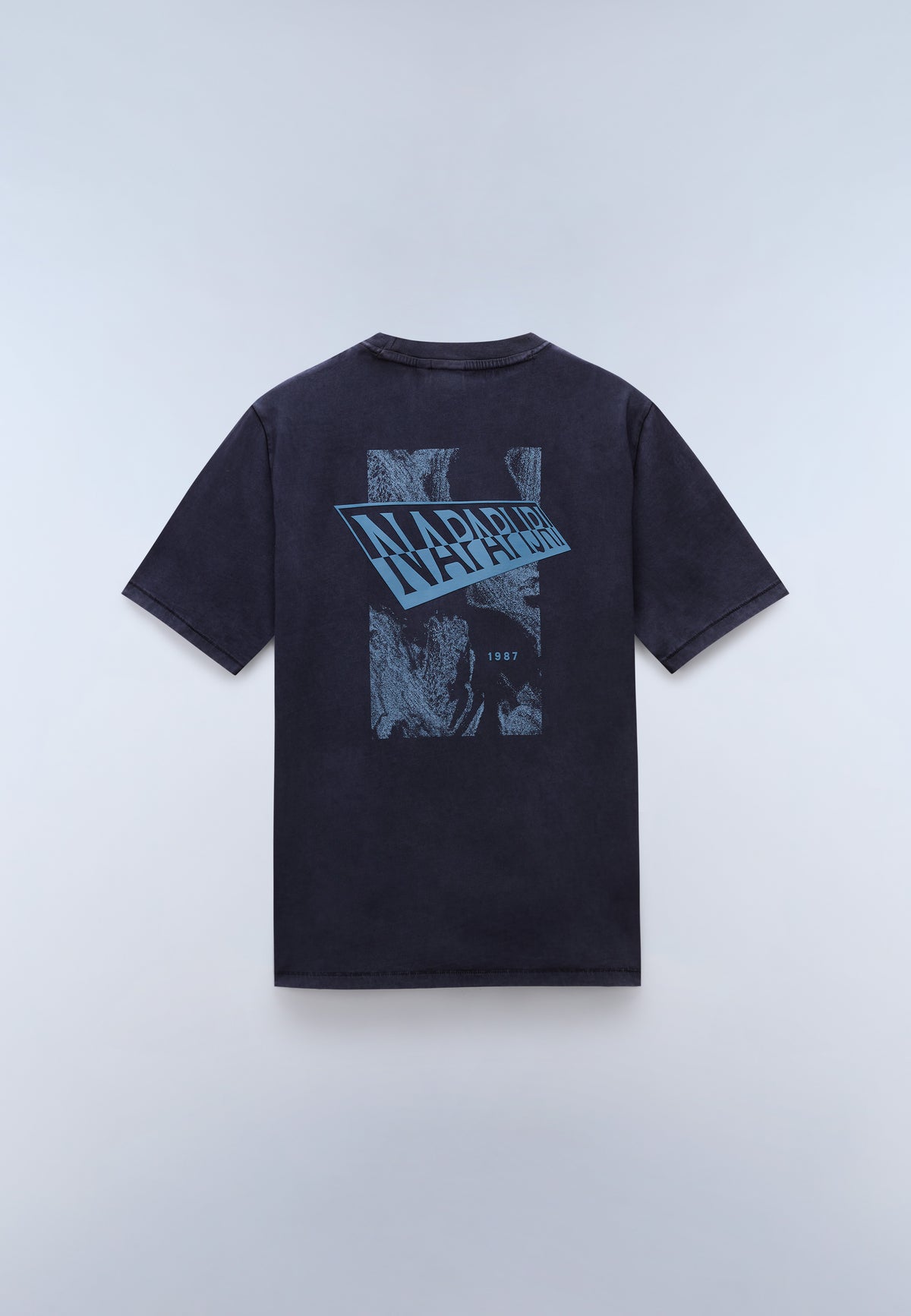 Camiseta de Manga Corta de Punto Aren Dark Blue - 5