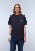 Camiseta de Manga Corta de Punto Aren Dark Blue - 3
