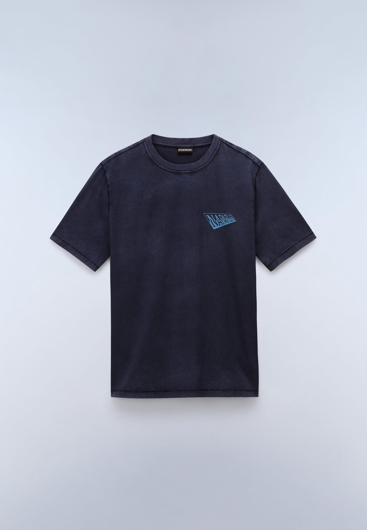 Camiseta de Manga Corta de Punto Aren Dark Blue - 1