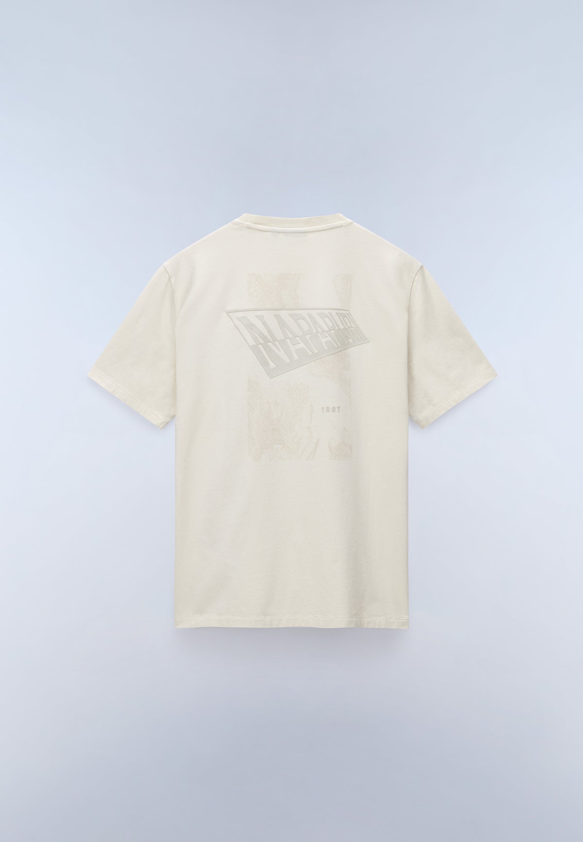Aren Jersey Short Sleeve T-Shirt Beige - 2