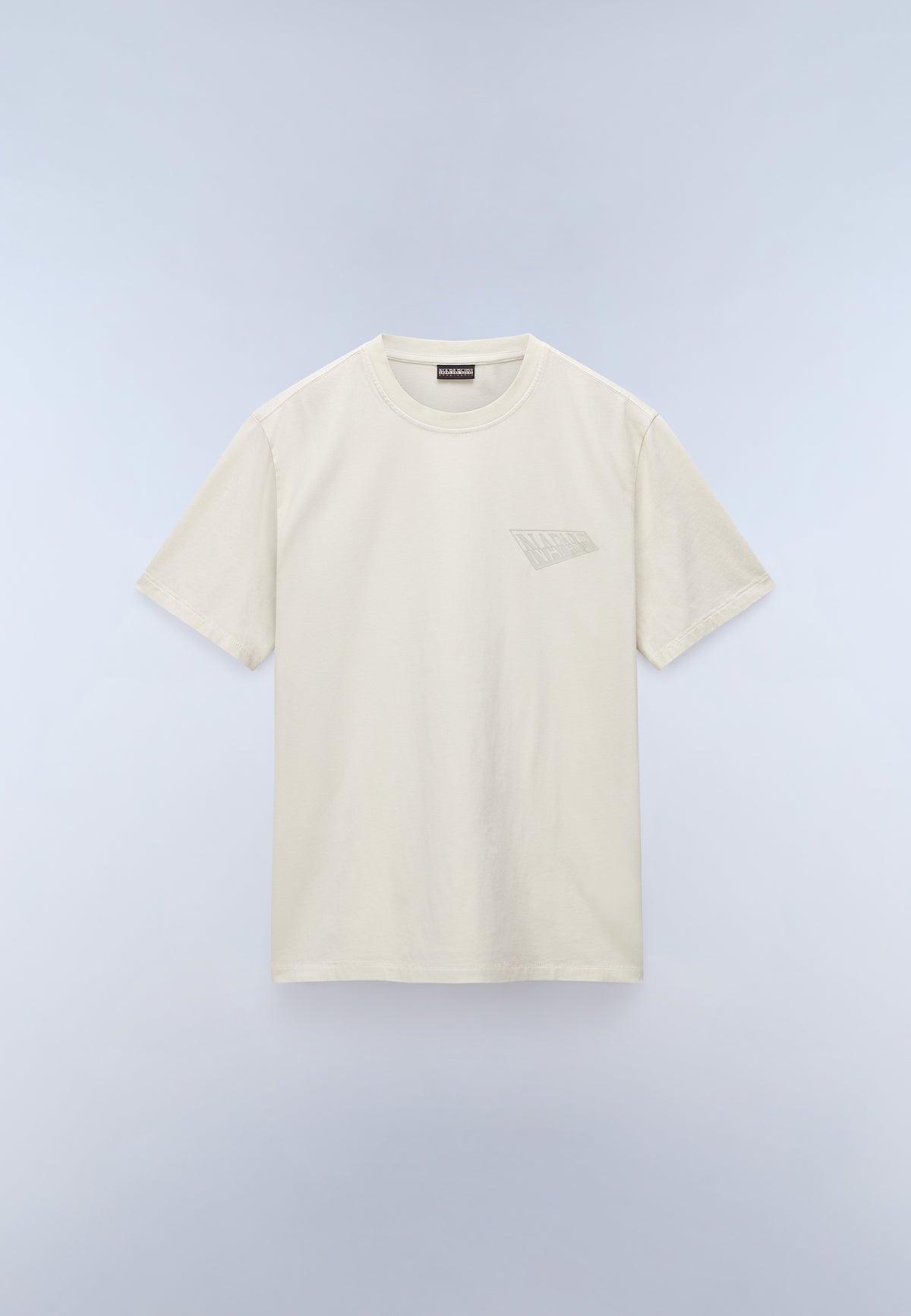 Aren Jersey Short Sleeve T-Shirt Beige - 1