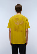 Camiseta de Manga Corta de Punto Aren Amarillo Gold - 4