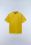Camiseta de Manga Corta de Punto Aren Amarillo Gold - 1