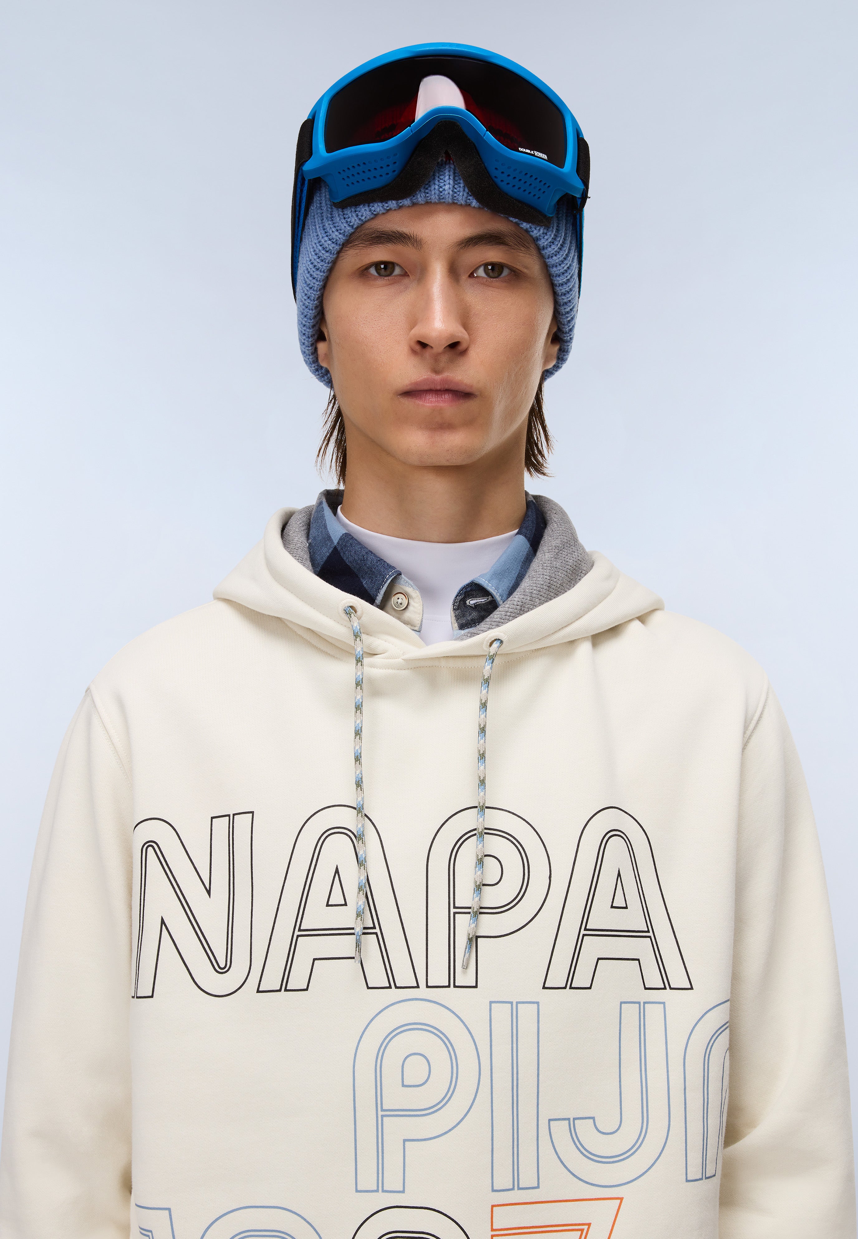 Fiemme Hoodie - Beige Print