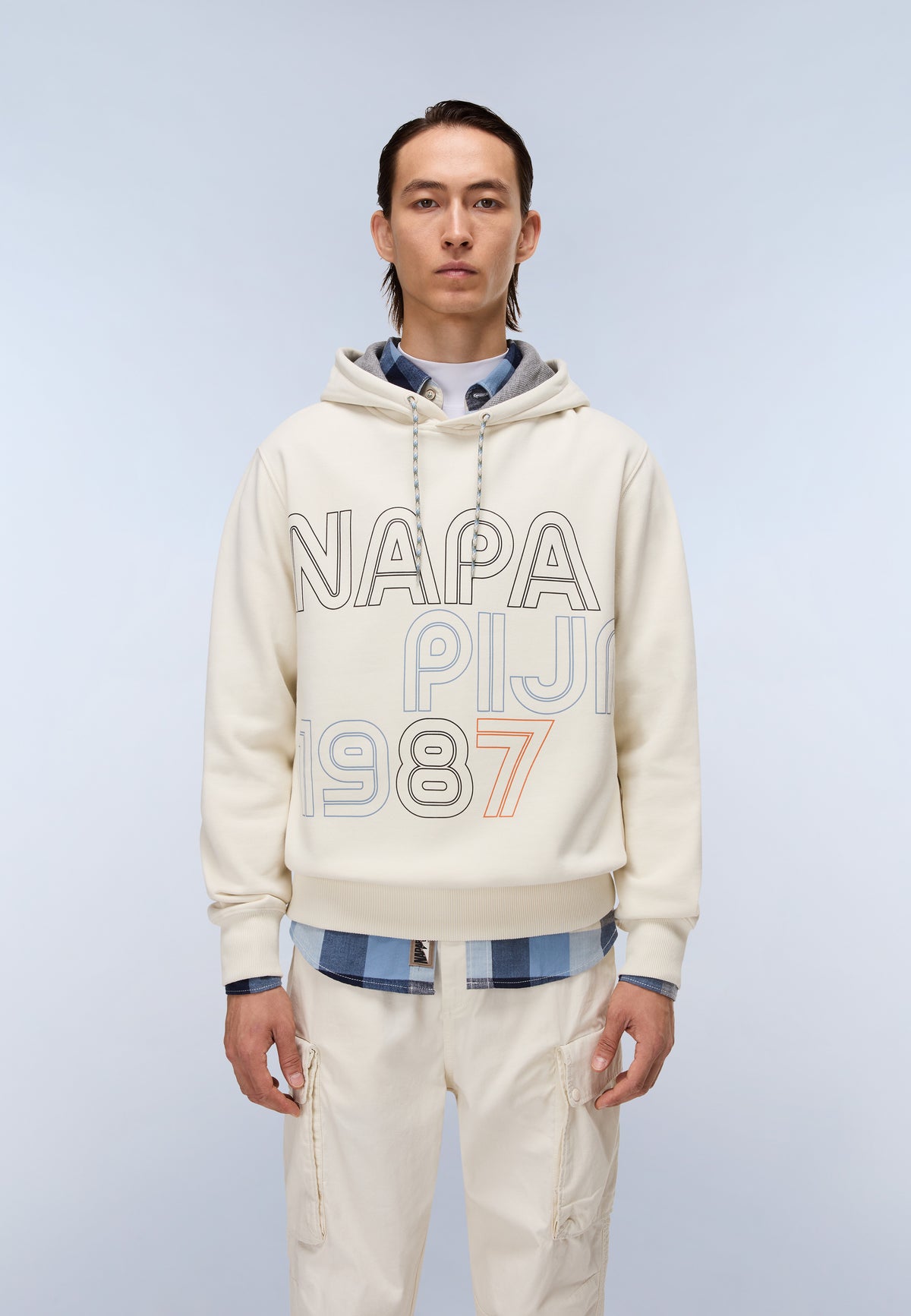 Fiemme Hoodie Beige Print - 3