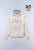 Kapuzenpullover Fiemme Beige Print - 1