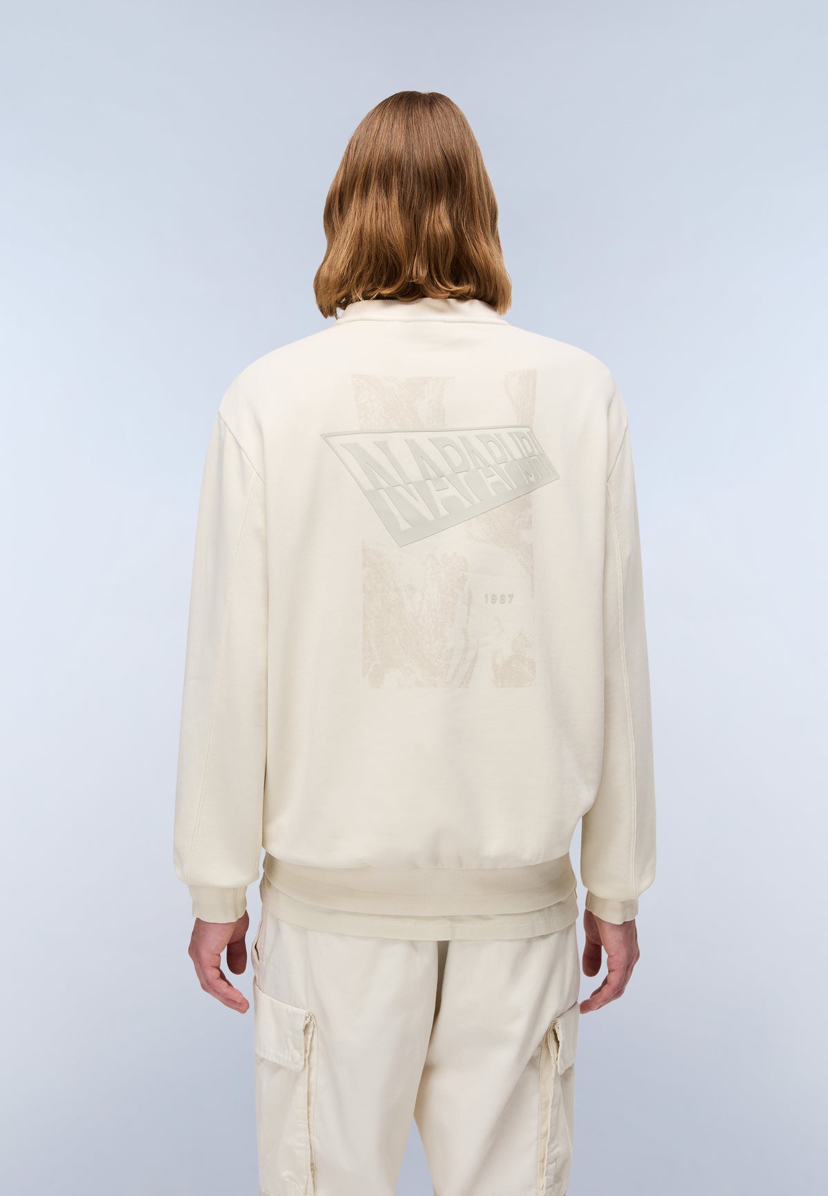 Aren French Terry Sweatshirt Beige - 4