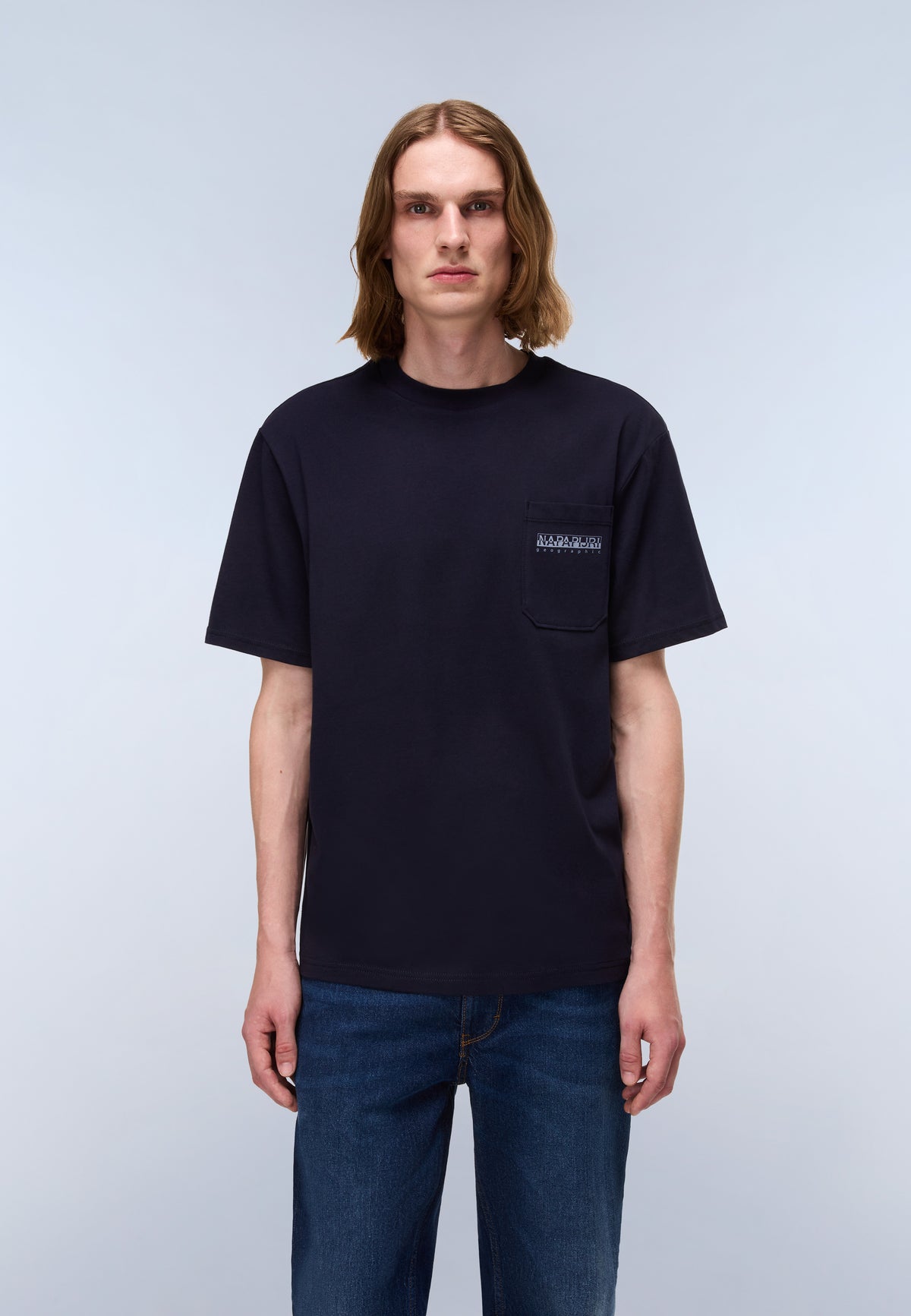 T-shirt a Maniche Corte Fanes Jersey Blu Scuro - 3