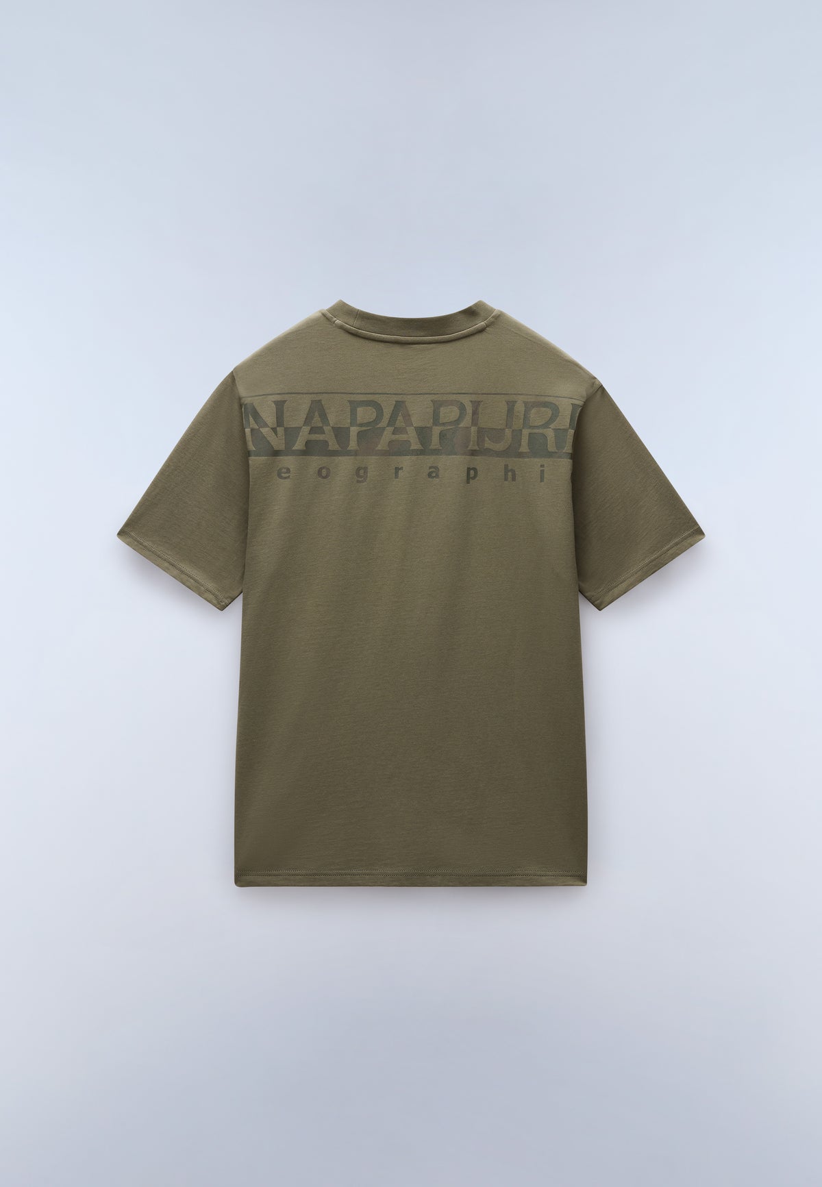 T-Shirt à Manches Courtes Fanes en Jersey Vert Tea Leaf - 5