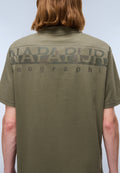 T-Shirt à Manches Courtes Fanes en Jersey Vert Tea Leaf - 6
