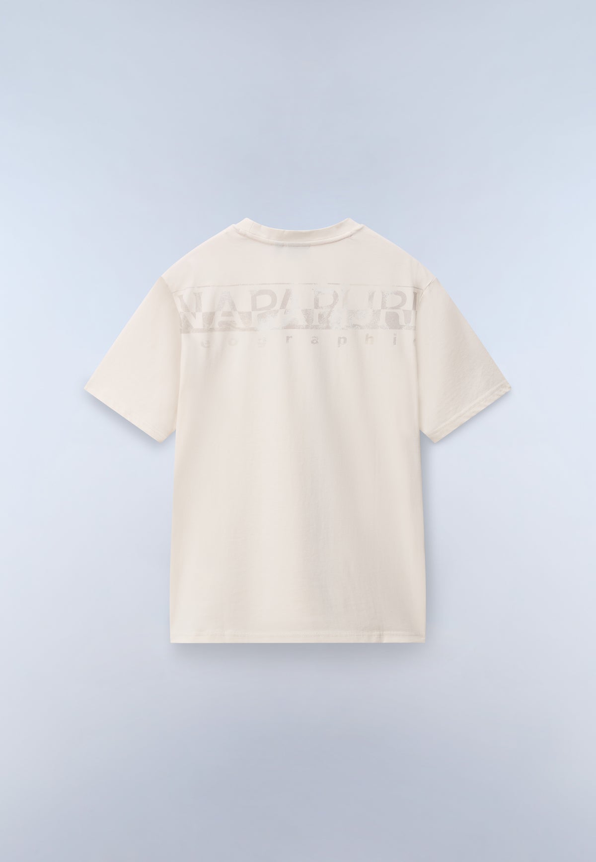 T-Shirt à Manches Courtes Fanes en Jersey Beige - 5