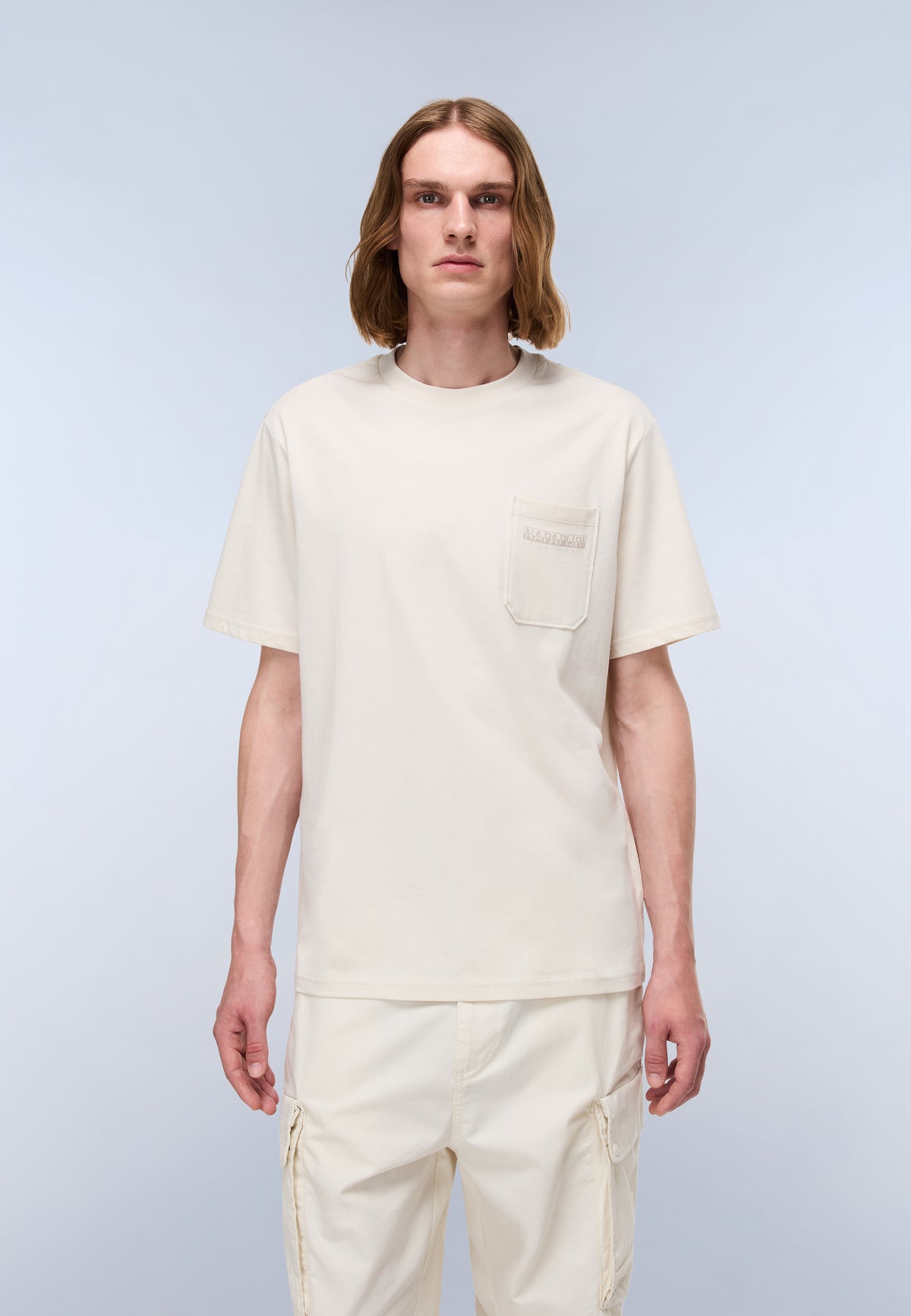T-shirt a Maniche Corte Fanes Jersey Beige - 3
