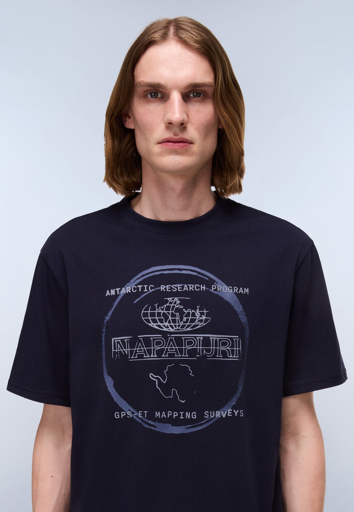 T-Shirt a Maniche Corte Bald Jersey Blu Scuro - 2