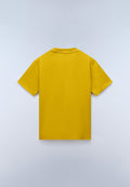 T-Shirt a Maniche Corte Bald Jersey Giallo Oro - 5