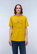 T-Shirt a Maniche Corte Bald Jersey Giallo Oro - 3