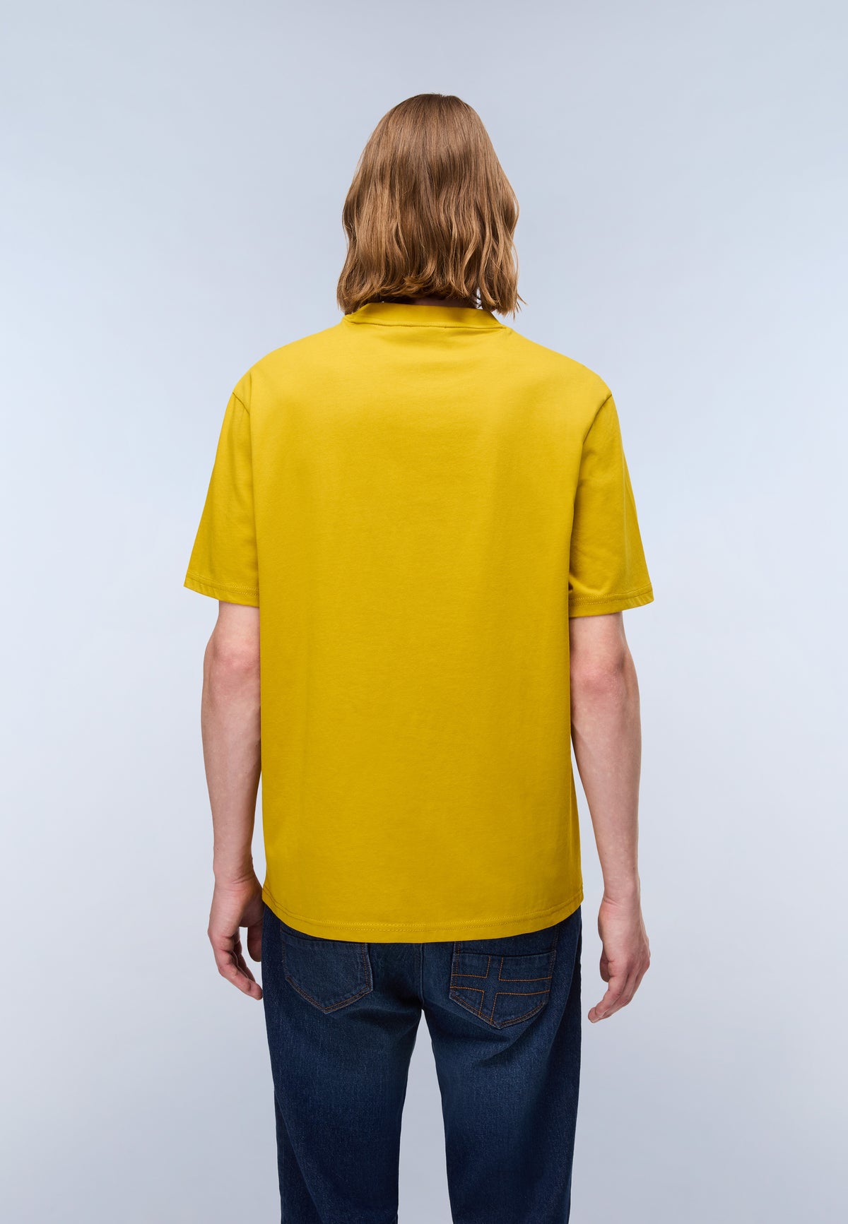 T-Shirt a Maniche Corte Bald Jersey Giallo Oro - 4