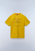 T-Shirt a Maniche Corte Bald Jersey Giallo Oro - 1
